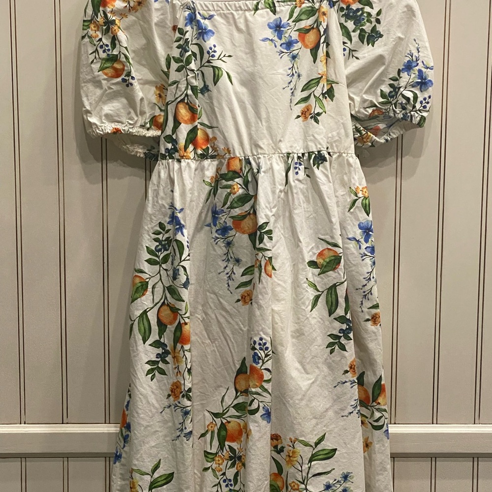 Time AND True Brand-Beautiful summer dress with Floral and Fruit Design!